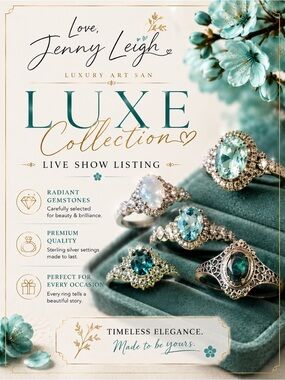 Luxe Collection Gemstone Rings - LIVE SHOW LISTING